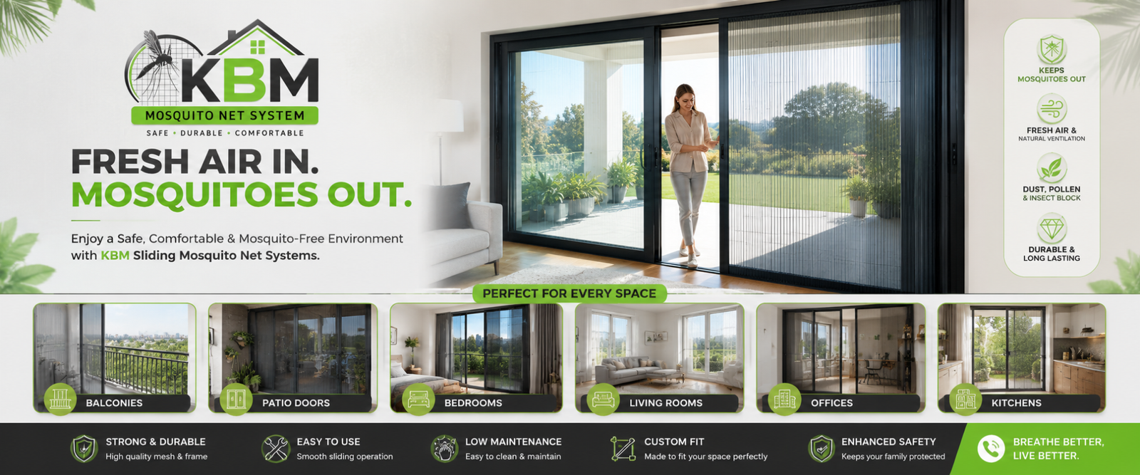 KBM Mosquito Net System