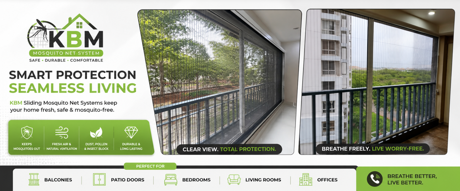 KBM Mosquito Net System
